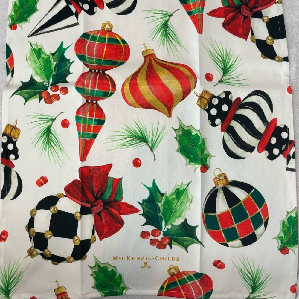 NWT- Mackenzie Childs dish towel